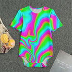 Abstract Psychedelic Trippy Print Men's Bodysuit