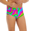 Abstract Psychedelic Trippy Print Men's Briefs