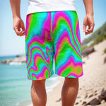 Abstract Psychedelic Trippy Print Men's Cargo Shorts