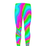 Abstract Psychedelic Trippy Print Men's leggings