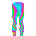 Abstract Psychedelic Trippy Print Men's leggings