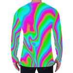 Abstract Psychedelic Trippy Print Men's Long Sleeve T-Shirt