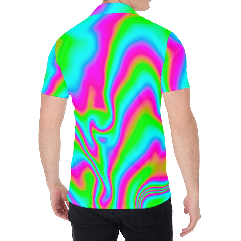 Abstract Psychedelic Trippy Print Men's Shirt