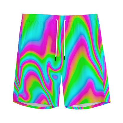 Abstract Psychedelic Trippy Print Men's Sports Shorts