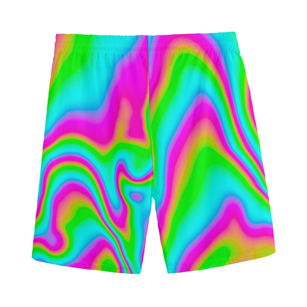 Abstract Psychedelic Trippy Print Men's Sports Shorts