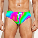 Abstract Psychedelic Trippy Print Men's Swim Briefs