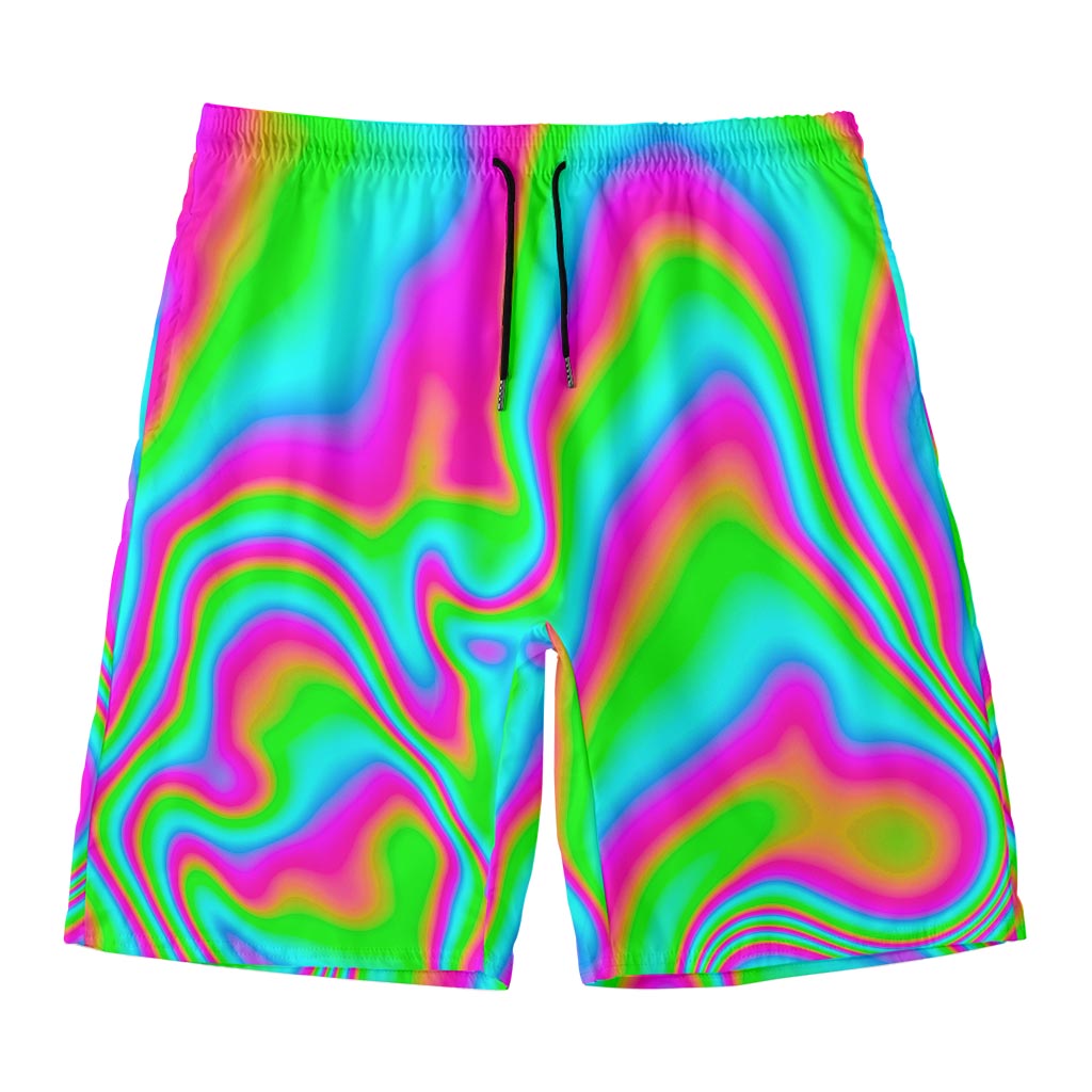 Abstract Psychedelic Trippy Print Men's Swim Trunks