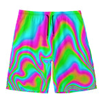 Abstract Psychedelic Trippy Print Men's Swim Trunks