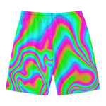 Abstract Psychedelic Trippy Print Men's Swim Trunks