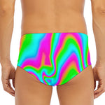 Abstract Psychedelic Trippy Print Men's Triangle Swim Briefs