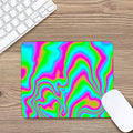 Abstract Psychedelic Trippy Print Mouse Pad