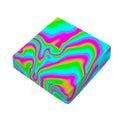 Abstract Psychedelic Trippy Print Outdoor Seat Cushion Cover