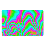 Abstract Psychedelic Trippy Print Polyester Doormat