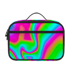 Abstract Psychedelic Trippy Print Portable Lunch Bag