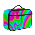 Abstract Psychedelic Trippy Print Portable Lunch Bag