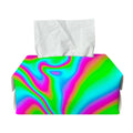 Abstract Psychedelic Trippy Print Rectangle Tissue Box Cover