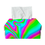 Abstract Psychedelic Trippy Print Rectangle Tissue Box Cover