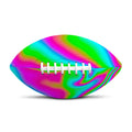 Abstract Psychedelic Trippy Print Rugby Ball