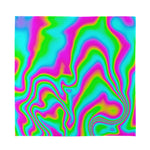 Abstract Psychedelic Trippy Print Silk Bandana