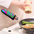 Abstract Psychedelic Trippy Print Skillet Handle Cover