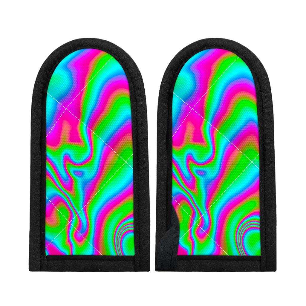 Abstract Psychedelic Trippy Print Skillet Handle Cover