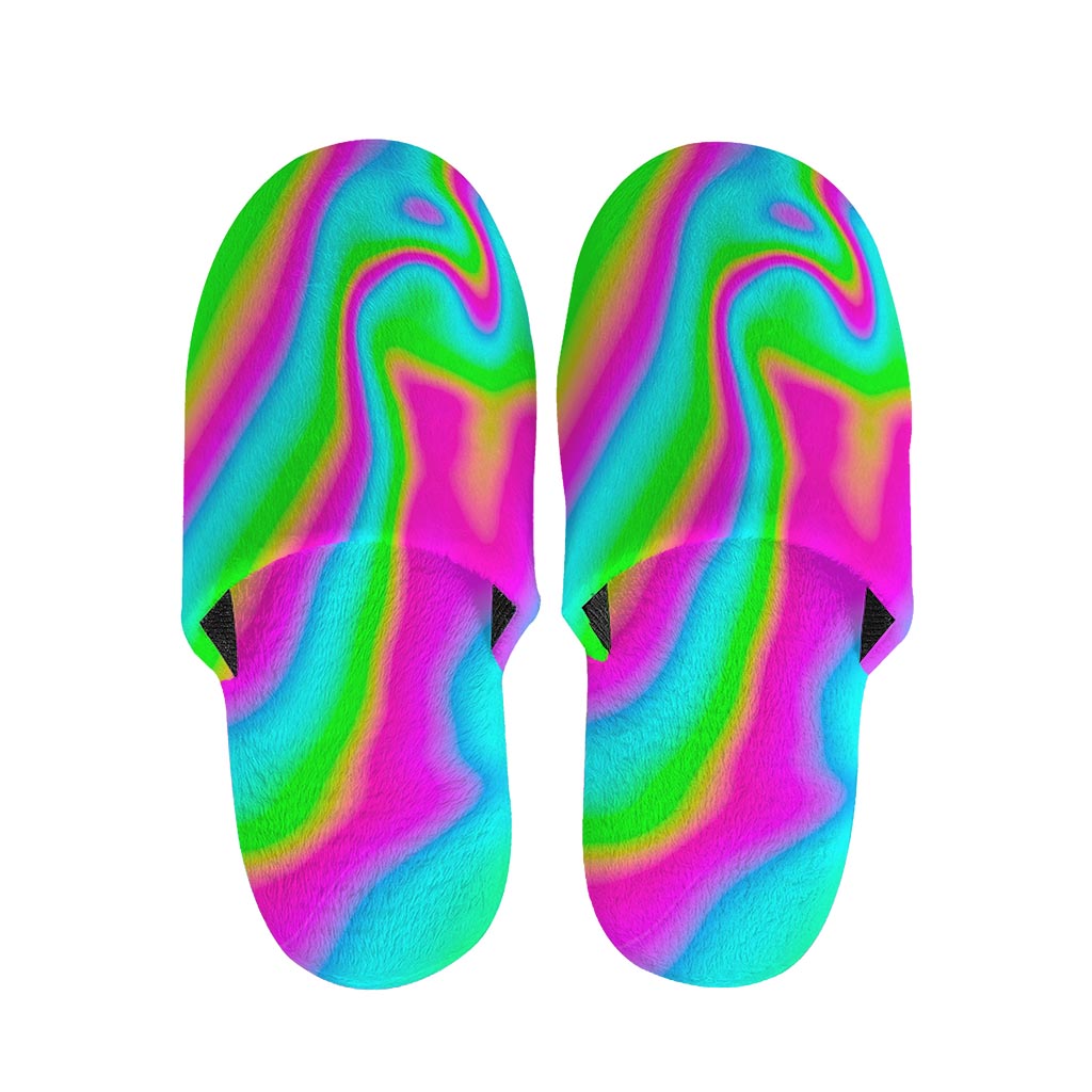 Abstract Psychedelic Trippy Print Slippers