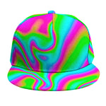 Abstract Psychedelic Trippy Print Snapback Cap