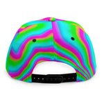 Abstract Psychedelic Trippy Print Snapback Cap