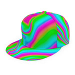 Abstract Psychedelic Trippy Print Snapback Cap