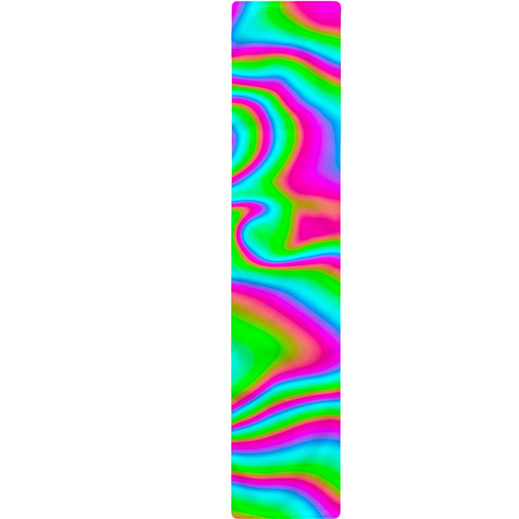 Abstract Psychedelic Trippy Print Table Runner