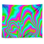 Abstract Psychedelic Trippy Print Tapestry