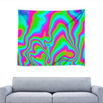 Abstract Psychedelic Trippy Print Tapestry