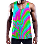 Abstract Psychedelic Trippy Print Training Tank Top
