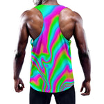 Abstract Psychedelic Trippy Print Training Tank Top