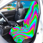 Abstract Psychedelic Trippy Print Waterproof Car Seat Cover
