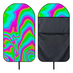 Abstract Psychedelic Trippy Print Waterproof Car Seat Cover