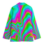 Abstract Psychedelic Trippy Print Women's Blazer