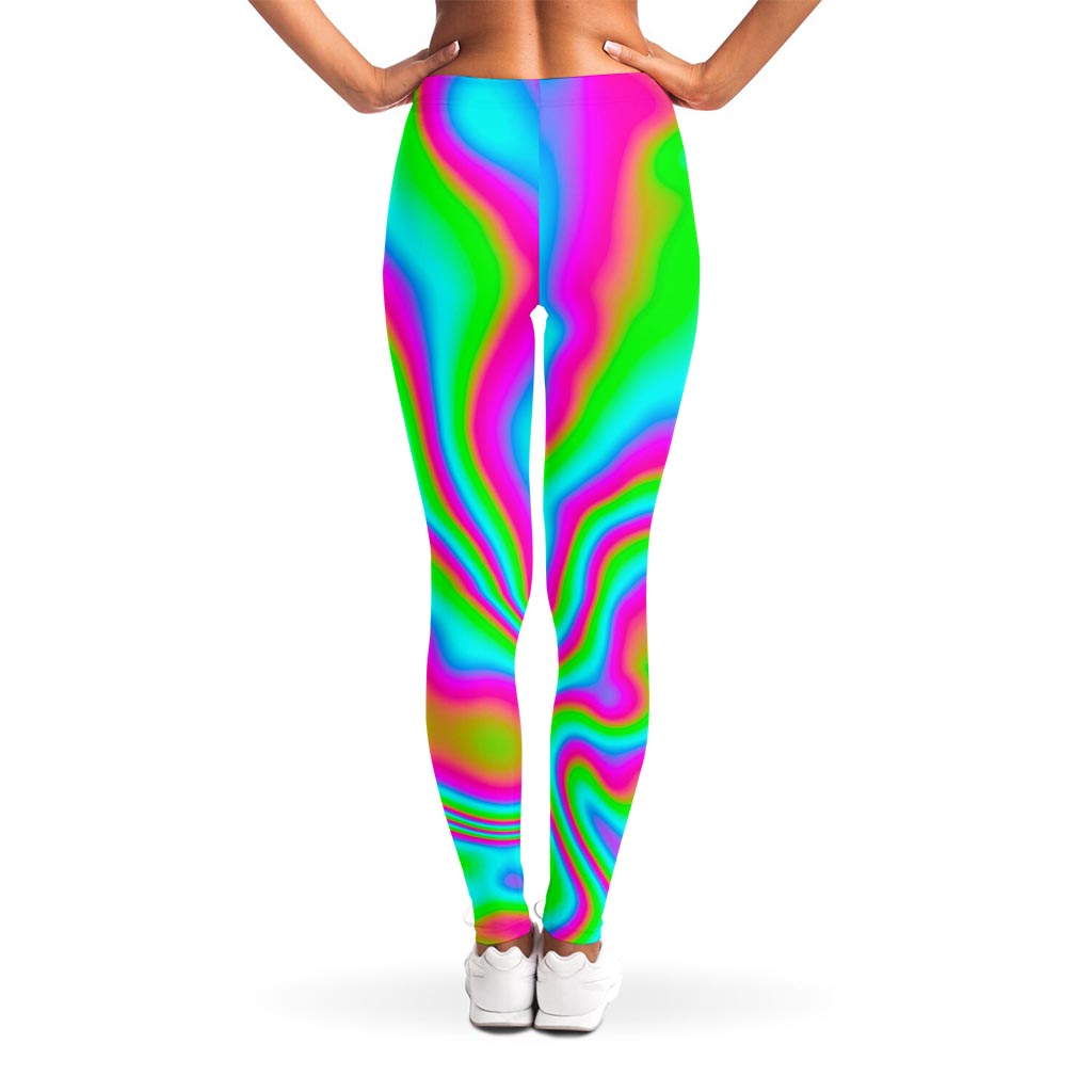 Abstract Psychedelic Trippy Print Women's Leggings