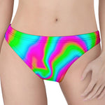 Abstract Psychedelic Trippy Print Women's Thong