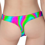 Abstract Psychedelic Trippy Print Women's Thong