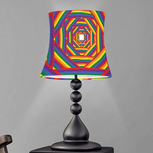 Abstract Rainbow LGBT Stripes Print Bell Lamp Shade