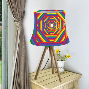 Abstract Rainbow LGBT Stripes Print Bell Lamp Shade