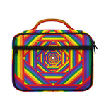 Abstract Rainbow LGBT Stripes Print Briefcase Bible Bag