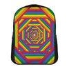 Abstract Rainbow LGBT Stripes Print Casual Backpack