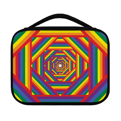 Abstract Rainbow LGBT Stripes Print Classic Bible Case