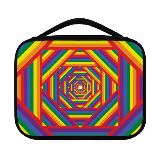 Abstract Rainbow LGBT Stripes Print Classic Bible Case