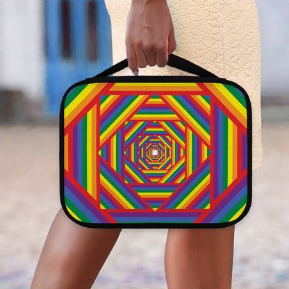 Abstract Rainbow LGBT Stripes Print Classic Bible Case