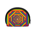 Abstract Rainbow LGBT Stripes Print Coin Purse