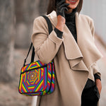 Abstract Rainbow LGBT Stripes Print Double Strap Bible Bag