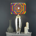 Abstract Rainbow LGBT Stripes Print Drum Lamp Shade